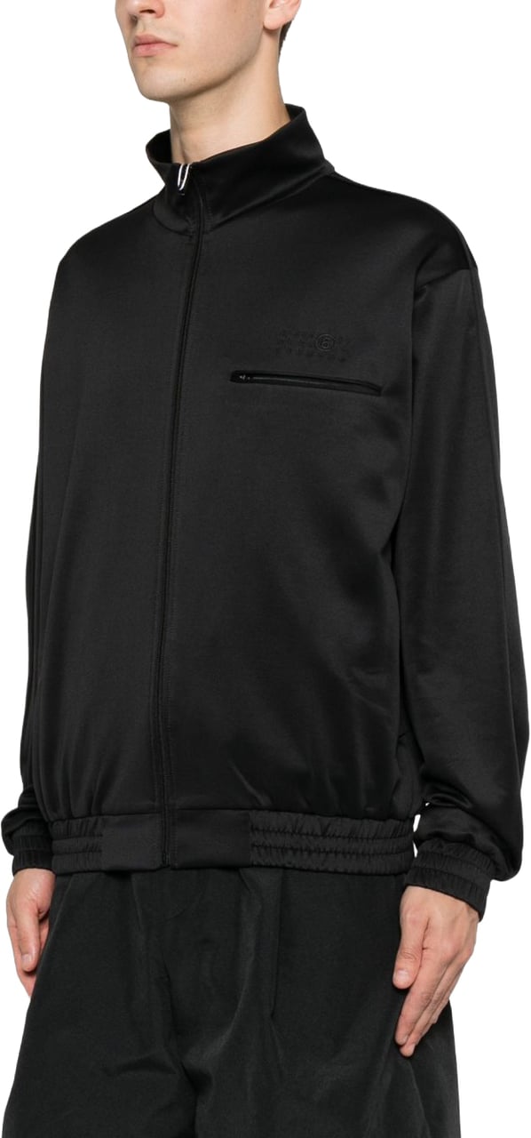 Maison Margiela Coats Black Zwart