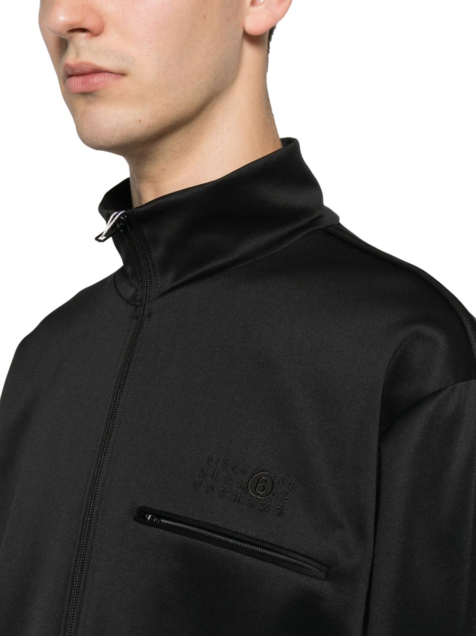 Maison Margiela Coats Black Zwart
