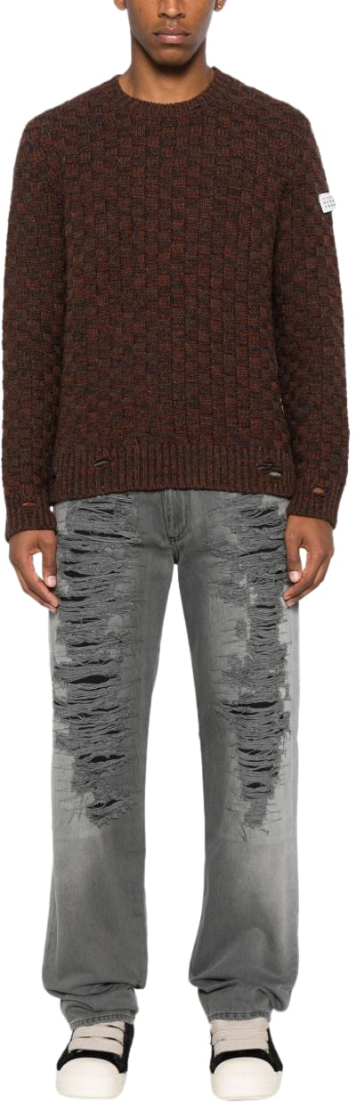 Maison Margiela Mm6 Maison Margiela Maglie Marrone Bruin