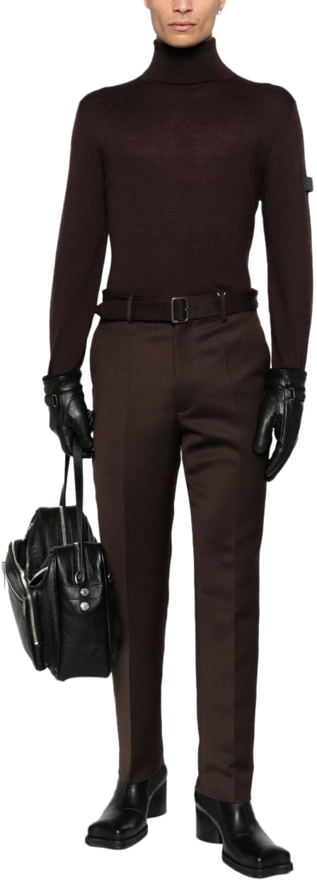 Maison Margiela Mm6 Maison Margiela Pantaloni Marrone Bruin