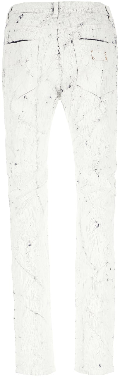 Maison Margiela Mm6 Printed denim jeans Divers