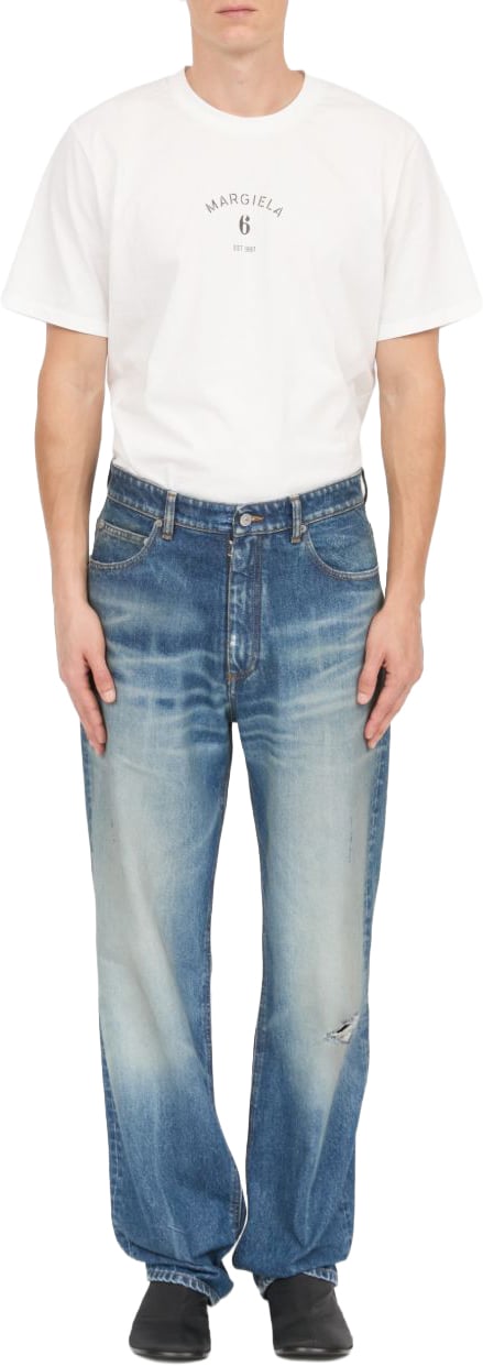 Maison Margiela Jeans Blu Blauw