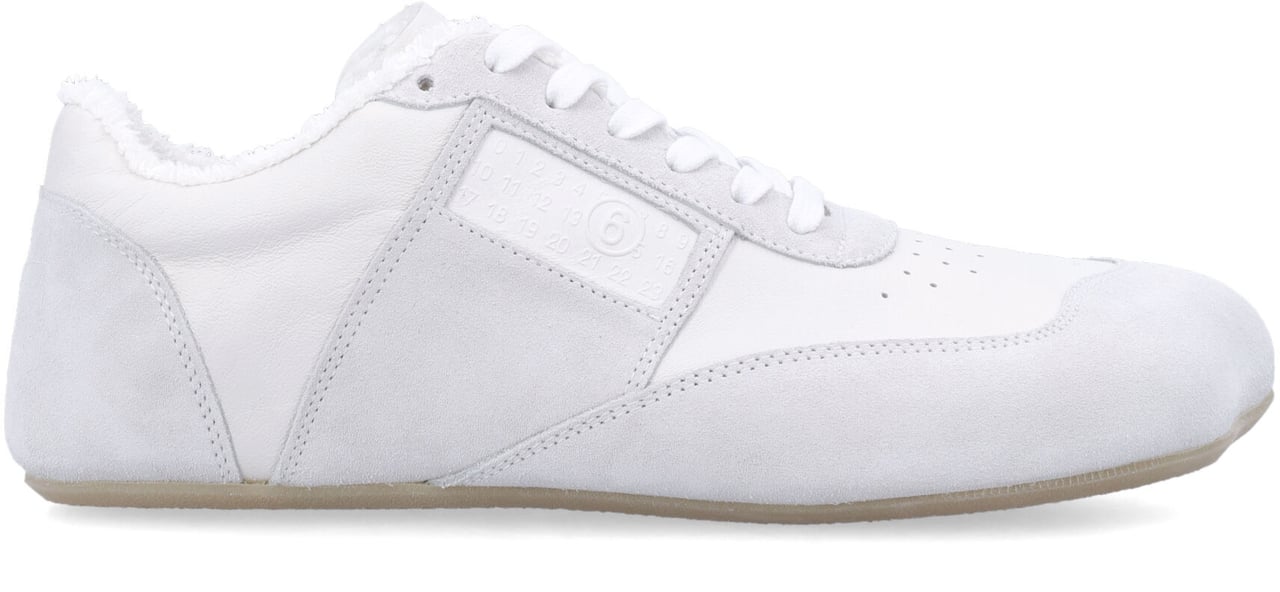 Maison Margiela Sneaker Low Profile Bianco Wit
