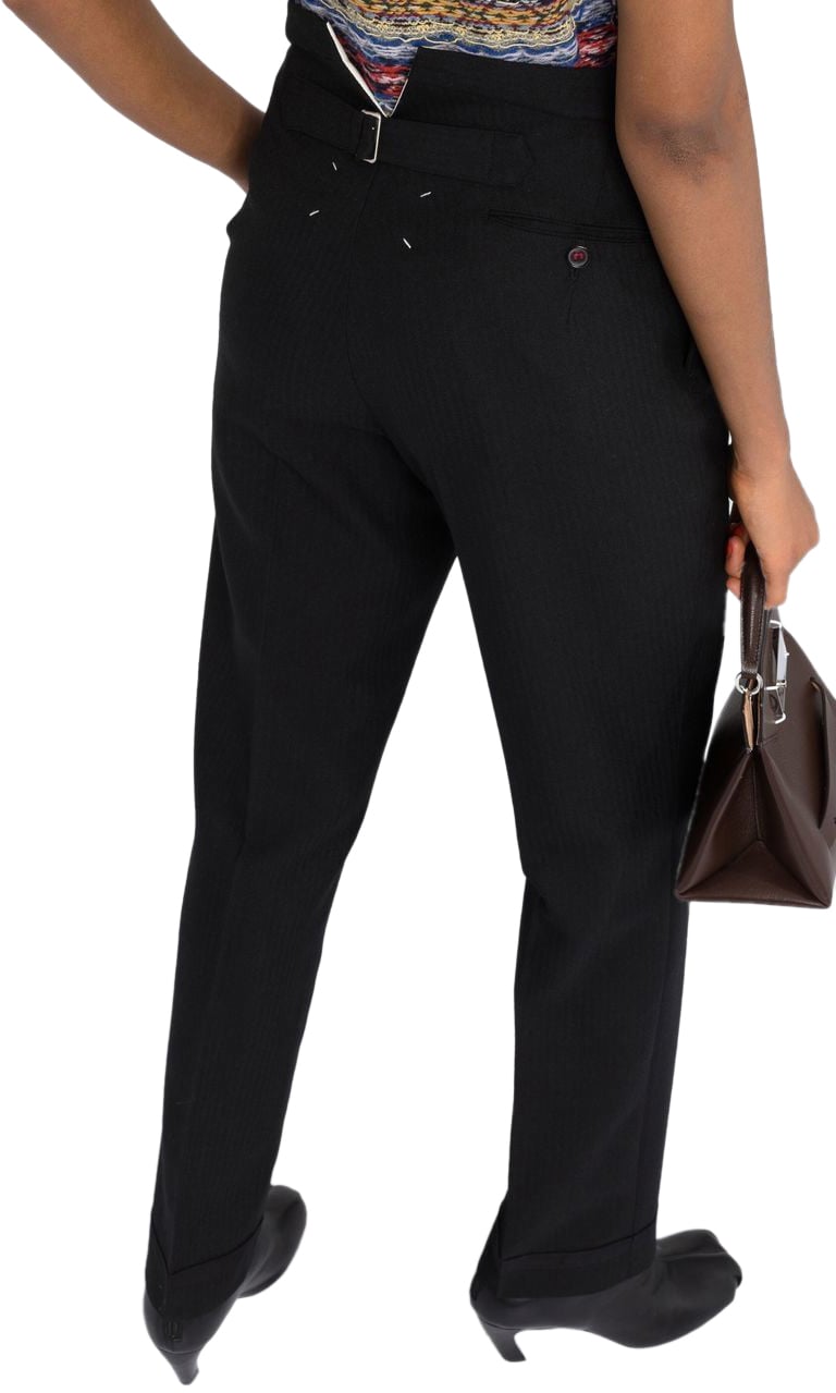 Maison Margiela Maison Margiela Pantaloni Nero Zwart