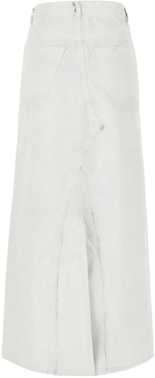 Maison Margiela Maison Margiela White denim skirt Wit