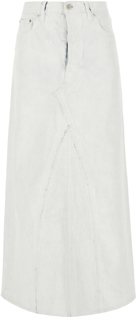 Maison Margiela Maison Margiela White denim skirt Wit