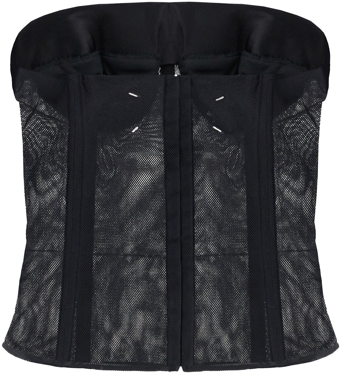 Maison Margiela Maison Margiela Black tulle top Zwart