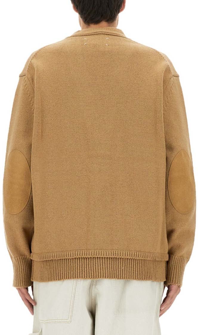 Maison Margiela V-Neck Cardigan Neutraal
