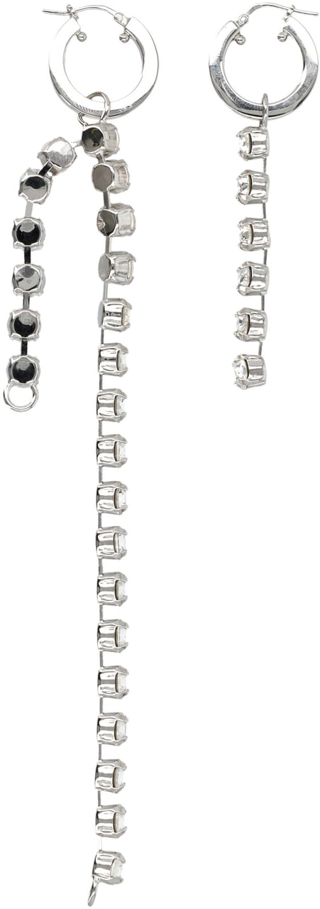 Maison Margiela Strass Earring Argento Zilver