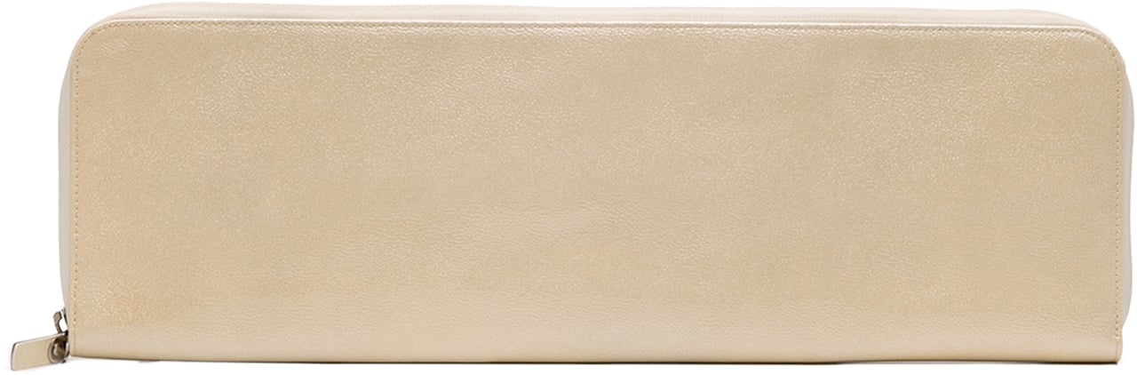 Maison Margiela XL Leather Long Slim Clutch Bruin