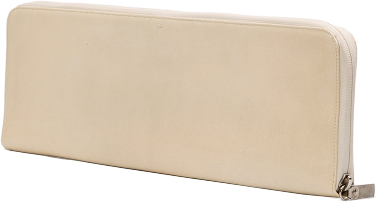 Maison Margiela XL Leather Long Slim Clutch Bruin
