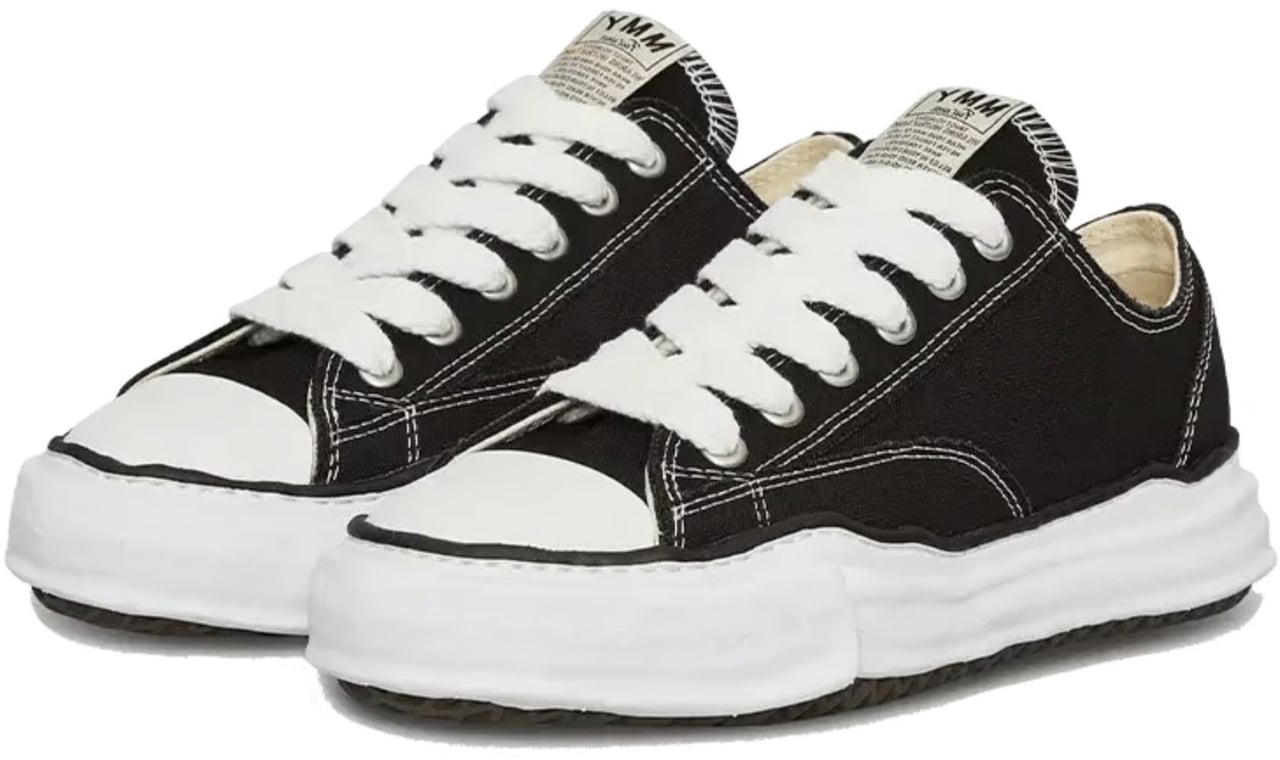 Maison Mihara Yasuhiro Maison Mihara Yasuhiro Peterson OG Sole Canvas Low Black Zwart