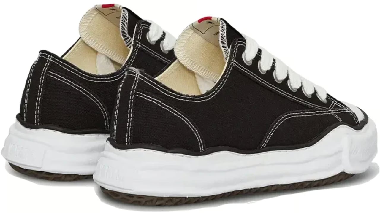 Maison Mihara Yasuhiro Maison Mihara Yasuhiro Peterson OG Sole Canvas Low Black Zwart