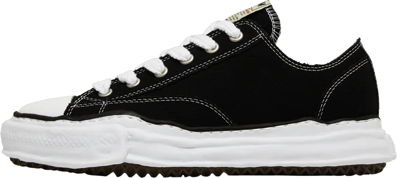 Maison Mihara Yasuhiro Maison Mihara Yasuhiro Peterson OG Sole Canvas Low Black Zwart