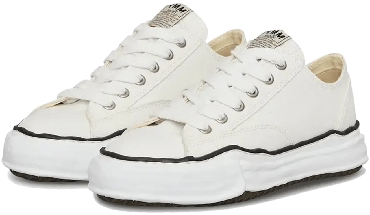 Maison Mihara Yasuhiro Peterson OG Sole Canvas Low White Divers