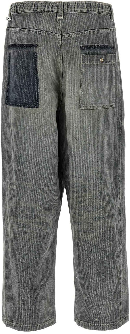 Maison Mihara Yasuhiro Blue Cotton Tapered Jeans Blauw