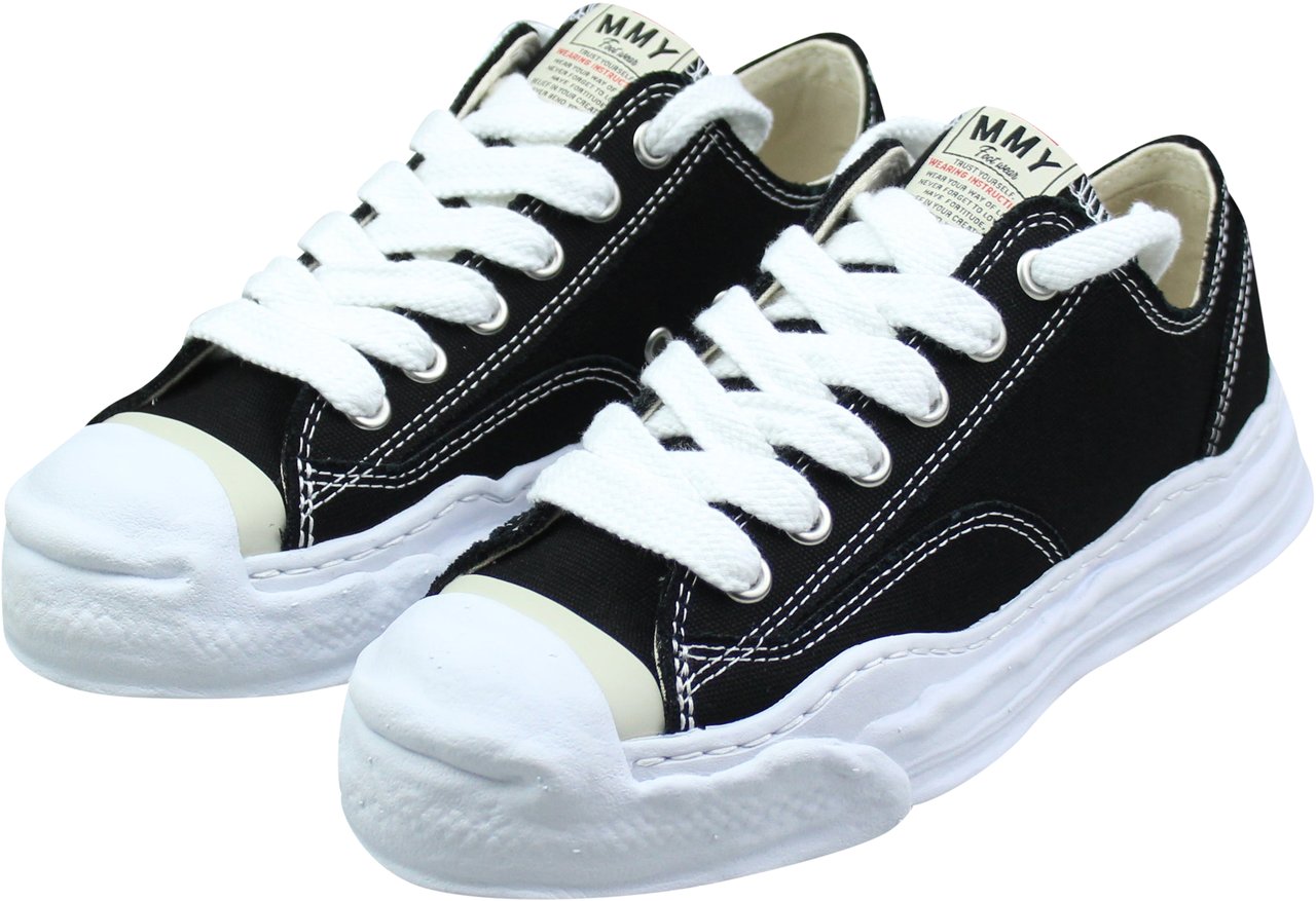 Maison Mihara Yasuhiro Maison Mihara Yasuhiro Hank OG Sole Canvas Low 'Zwart' Zwart
