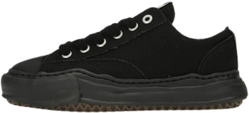 Maison Mihara Yasuhiro Maison Mihara Yasuhiro Peterson OG Sole Canvas Low Black Black Zwart