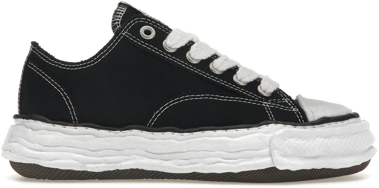 Maison Mihara Yasuhiro Peterson 23 OG Sole Canvas Low Black Zwart