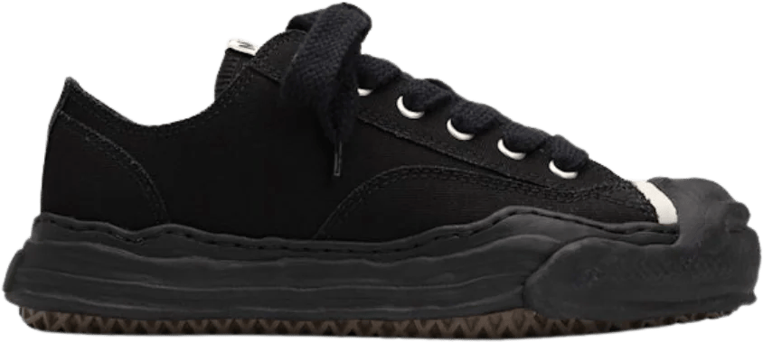 Maison Mihara Yasuhiro Maison Mihara Yasuhiro Hank OG Sole Canvas Low Black Zwart