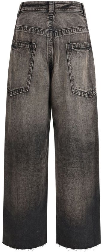 Maison Mihara Yasuhiro Black Cotton Jeans Denim Zwart