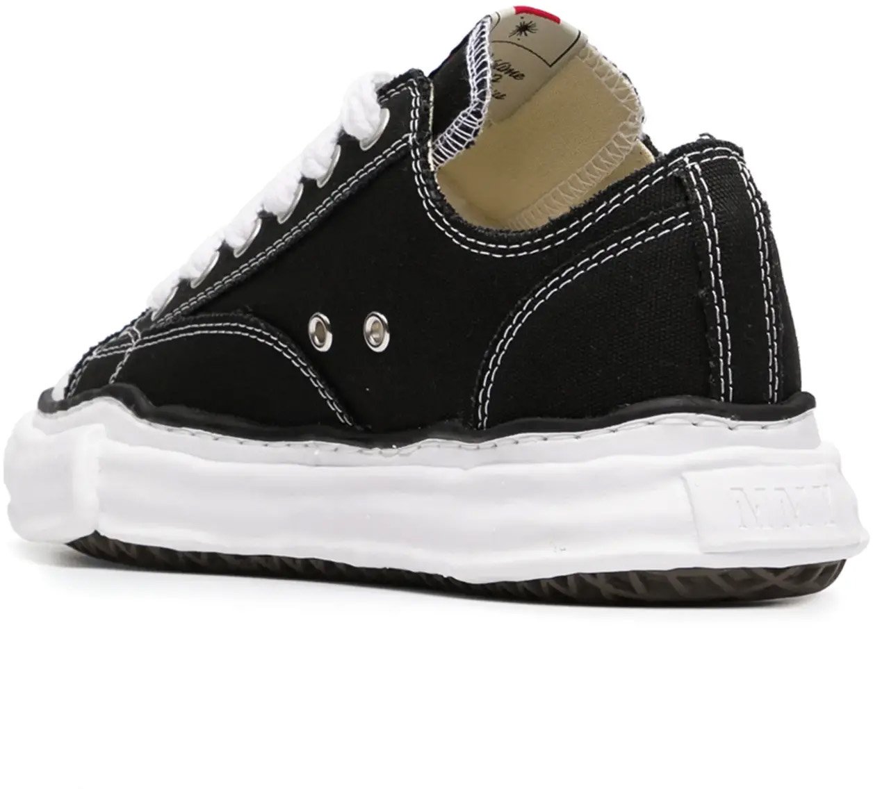 Maison Mihara Yasuhiro Peterson Low Top Sneaker Black Zwart