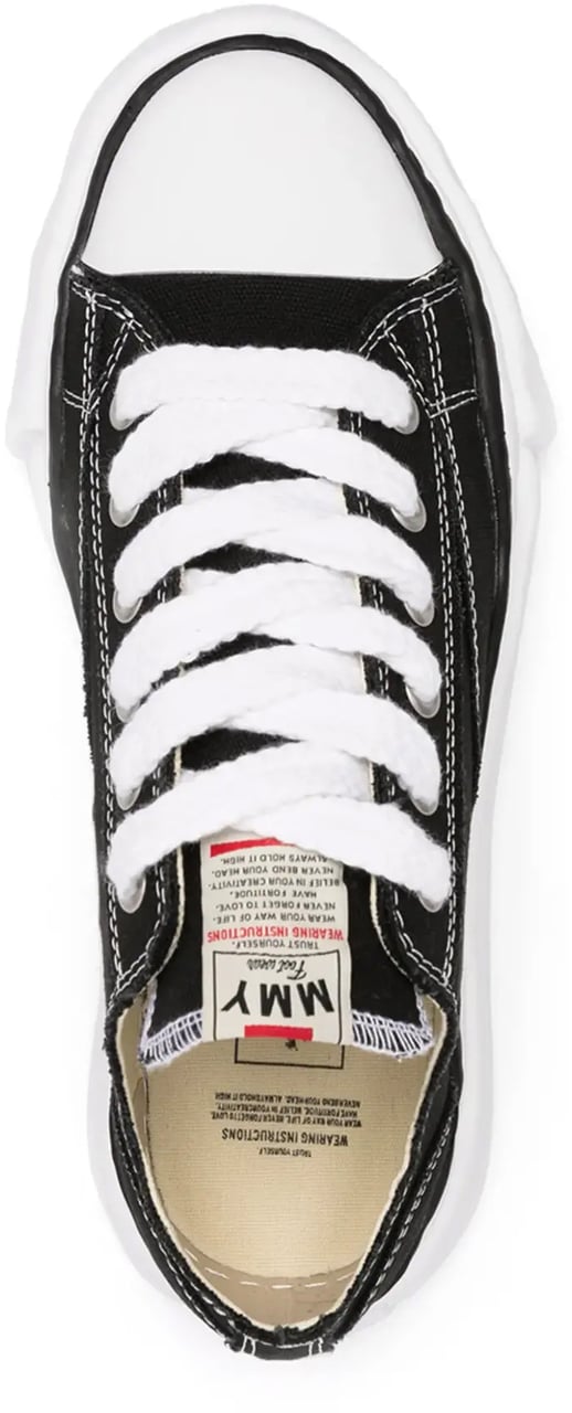 Maison Mihara Yasuhiro Peterson Low Top Sneaker Black Zwart