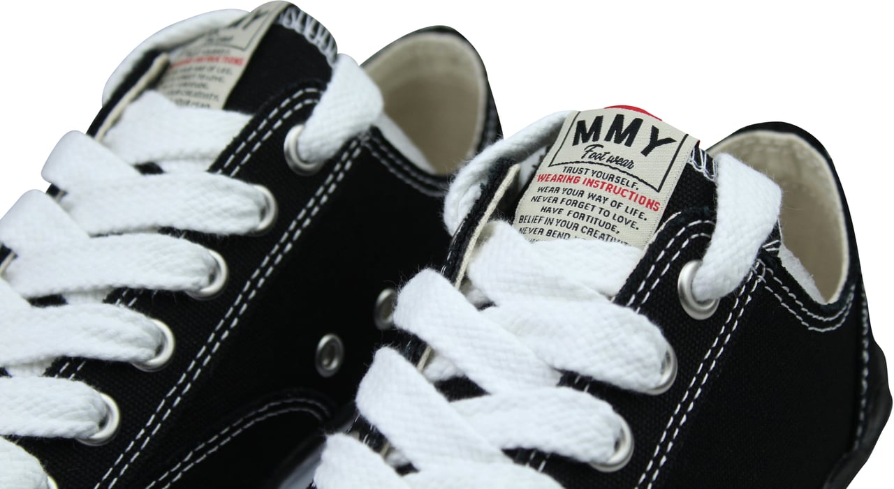 Maison Mihara Yasuhiro Maison Mihara Yasuhiro Peterson OG Sole Canvas Low 'Zwart' Zwart