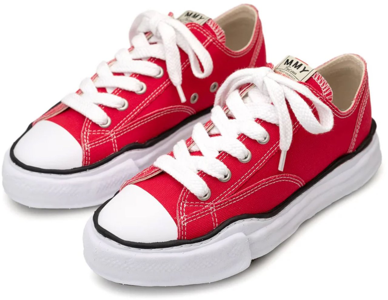 Maison Mihara Yasuhiro Peterson OG Sole Canvas Low Red Divers