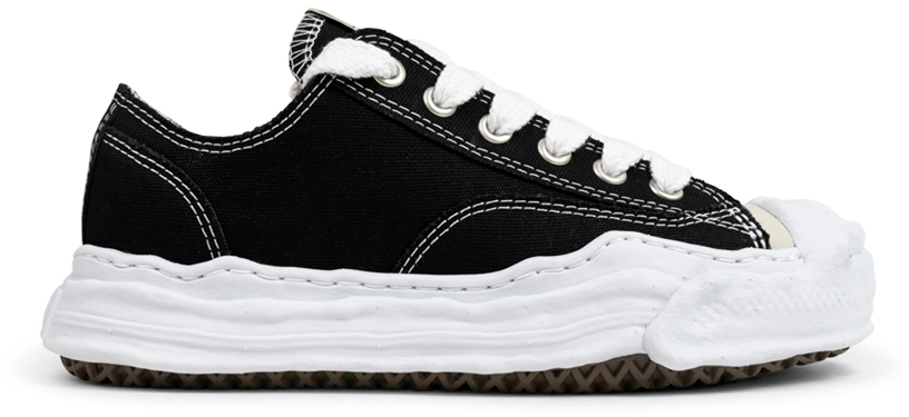 Maison Mihara Yasuhiro HANK LOW/original sole canvas Low-Top sneaker BLACK Divers