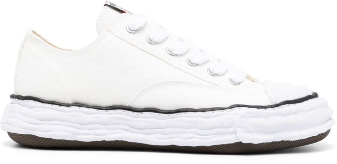 Maison Mihara Yasuhiro Peterson 23 Original Sole Canvas Low Top Sneaker White Wit