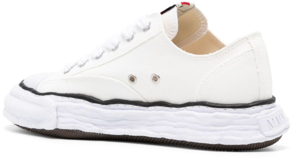Maison Mihara Yasuhiro Peterson 23 Original Sole Canvas Low Top Sneaker White Wit