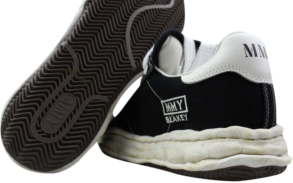 Maison Mihara Yasuhiro Maison Mihara Yasuhiro Canvas Low Distressed Midsole 'Black/White' Zwart