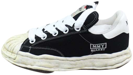 Maison Mihara Yasuhiro Maison Mihara Yasuhiro Canvas Low Distressed Midsole 'Black/White' Zwart