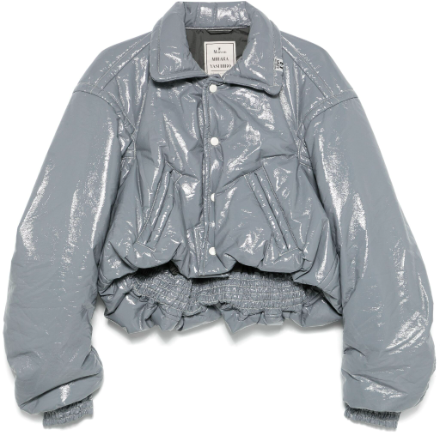 Maison Mihara Yasuhiro Enamel Blouson Gray Grijs