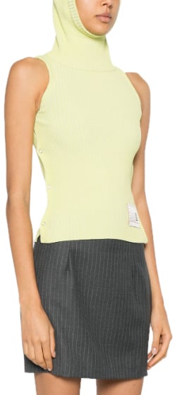 Maison Mihara Yasuhiro Valaclava Vest Yellow Geel