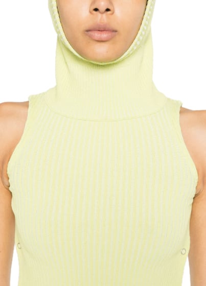 Maison Mihara Yasuhiro Valaclava Vest Yellow Geel
