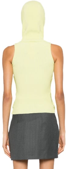 Maison Mihara Yasuhiro Valaclava Vest Yellow Geel