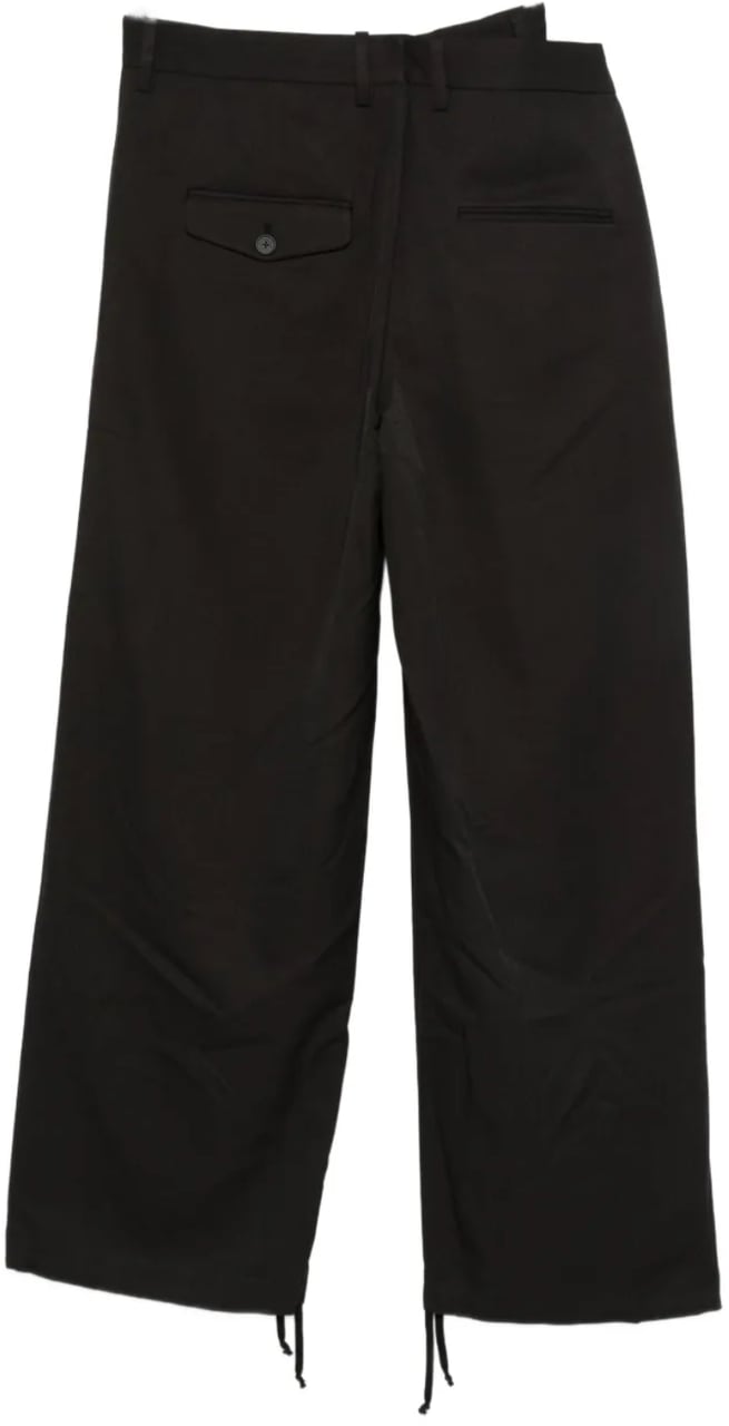 Maison Mihara Yasuhiro Huge Layered Trouses Black Zwart