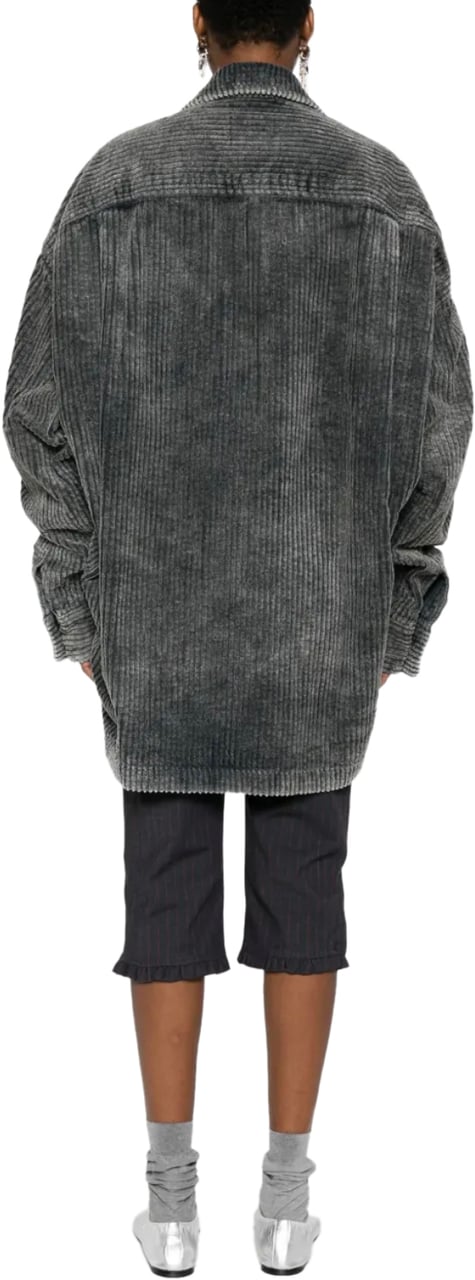 Maison Mihara Yasuhiro Corduroy Shirt Black Zwart