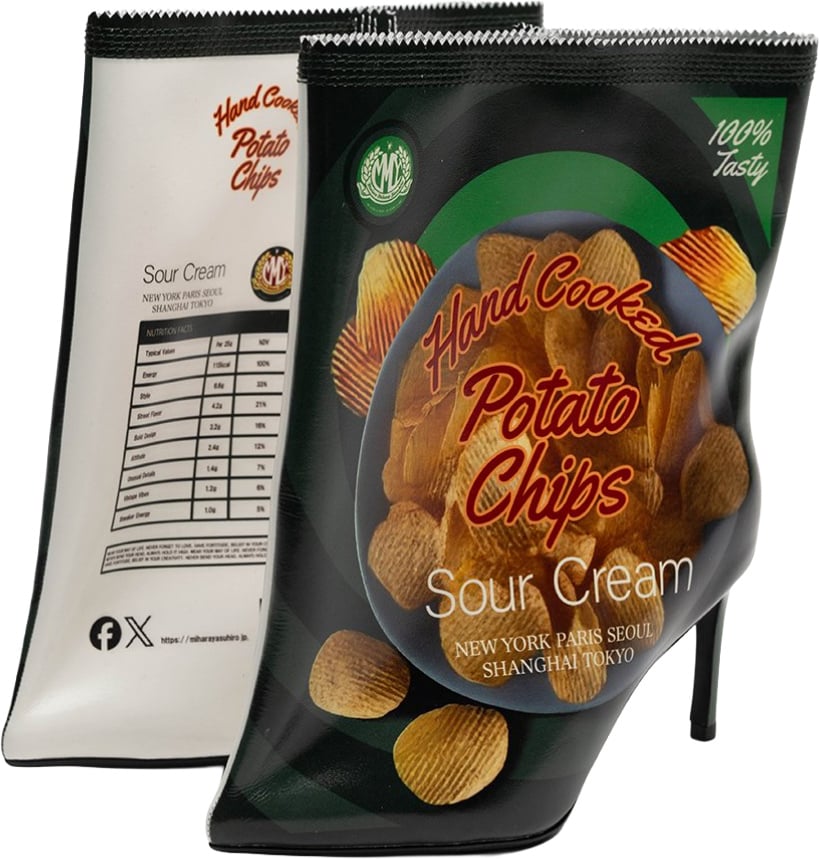 Maison Mihara Yasuhiro Potato Chips Pack Boots Green Groen
