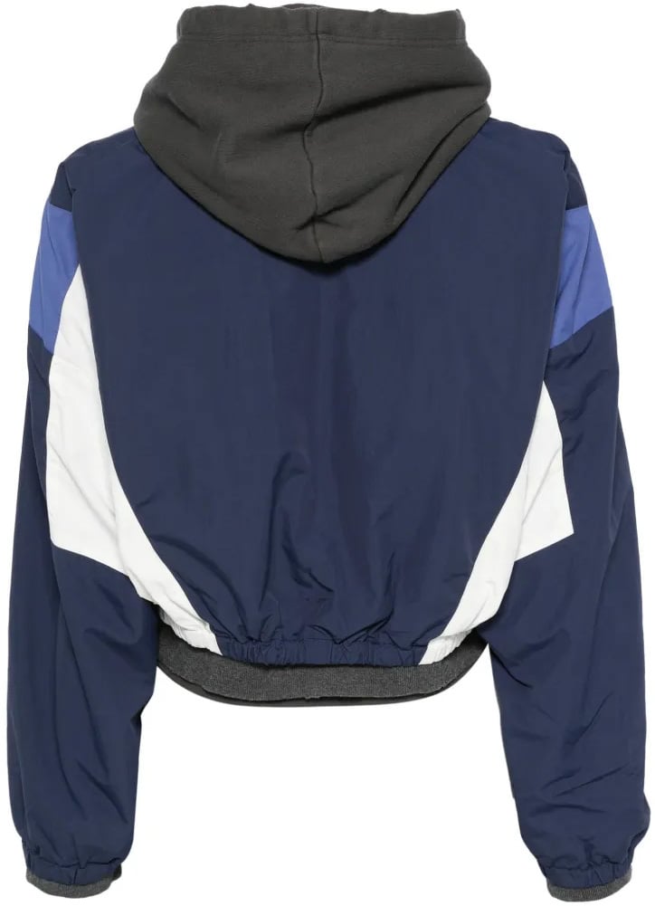 Maison Mihara Yasuhiro Triple Layerd Nylon Parka Navy Blauw