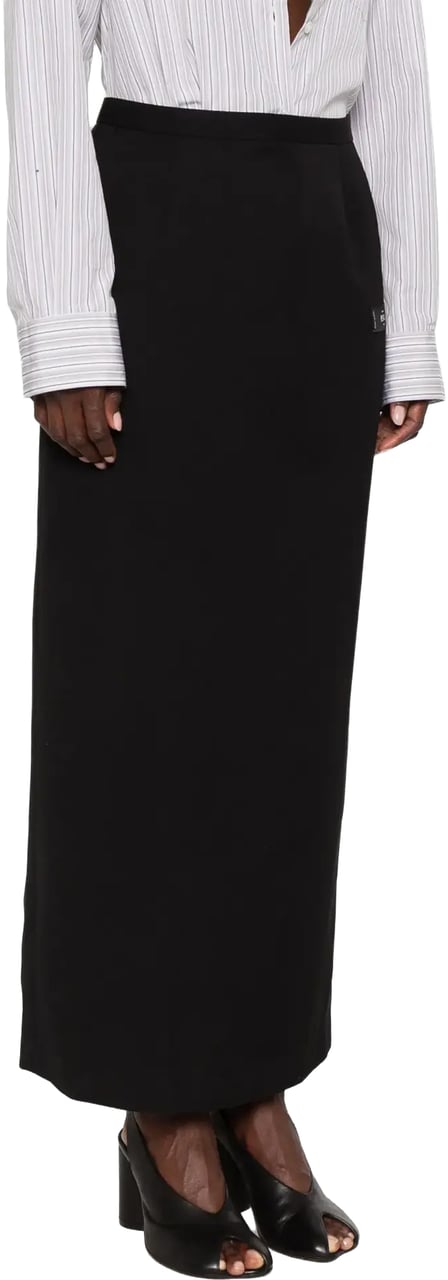Maison Mihara Yasuhiro Pencil Skirt Black Zwart
