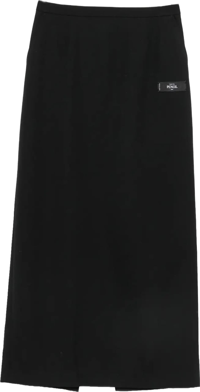 Maison Mihara Yasuhiro Pencil Skirt Black Zwart