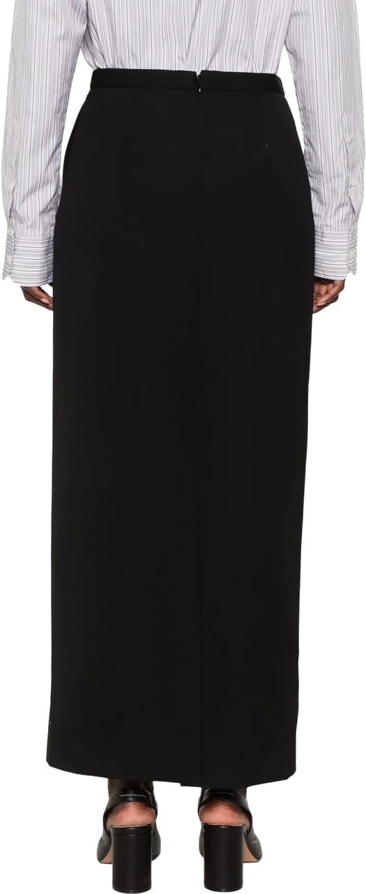Maison Mihara Yasuhiro Pencil Skirt Black Zwart