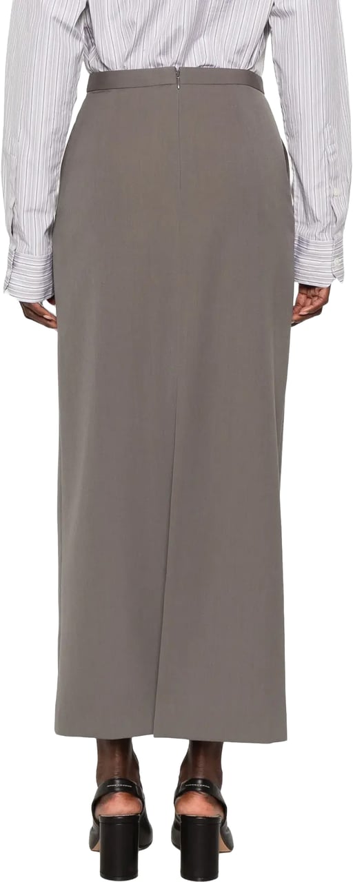 Maison Mihara Yasuhiro Pencil Skirt Gray Grijs