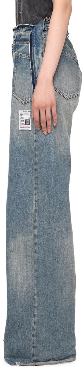 Maison Mihara Yasuhiro Reconstructed Denim Pants Blauw