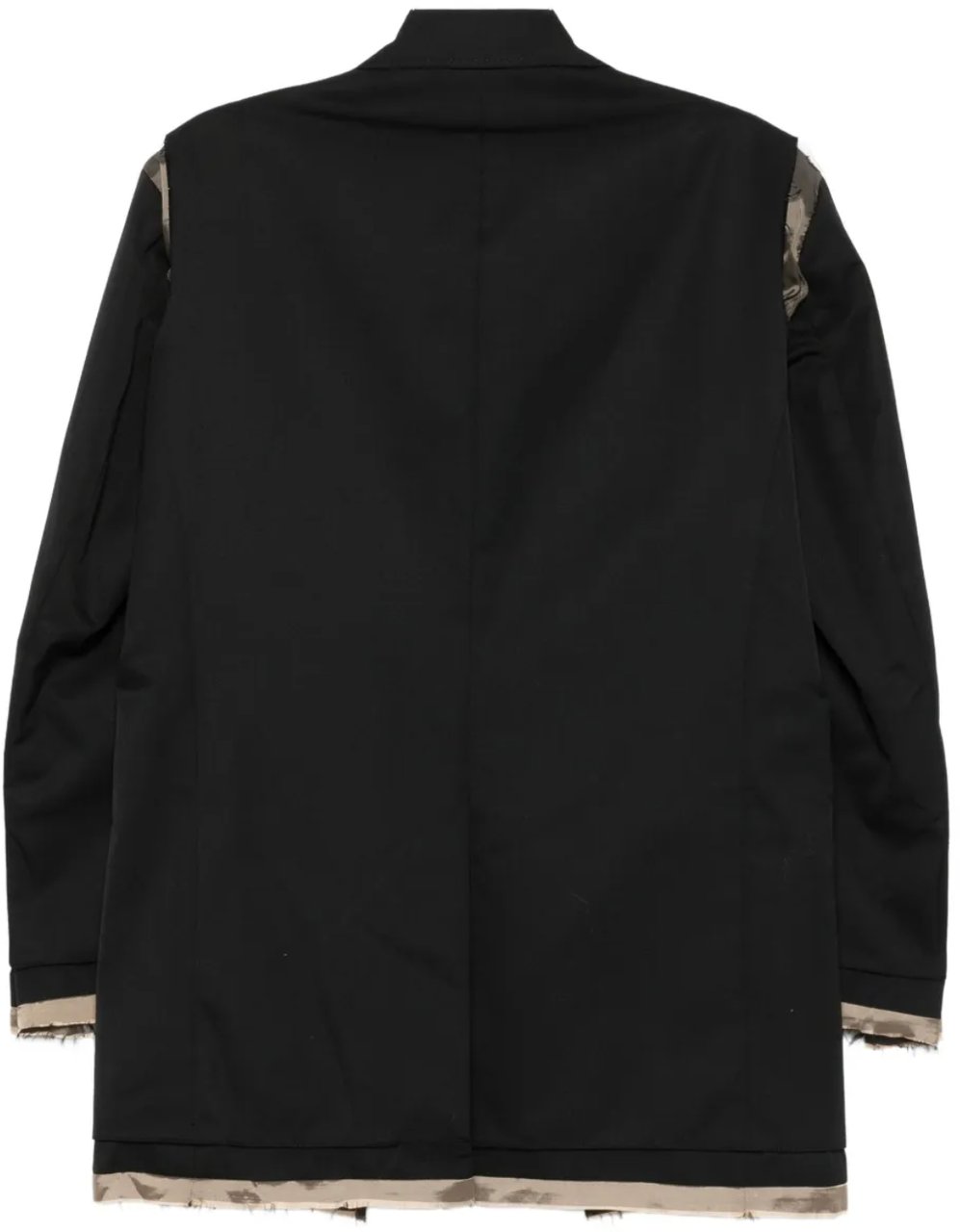 Maison Mihara Yasuhiro Dry Wool Jacket Black Zwart