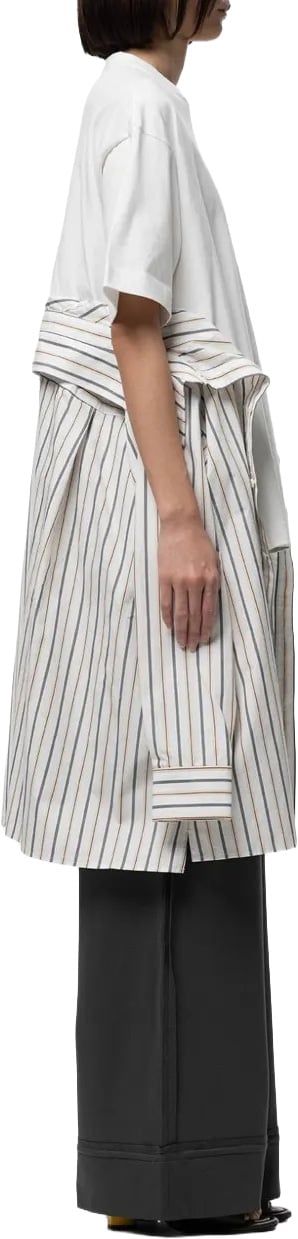 Maison Mihara Yasuhiro Combined Tee/shirts Dress White Wit