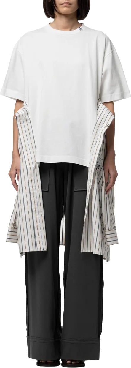 Maison Mihara Yasuhiro Combined Tee/shirts Dress White Wit